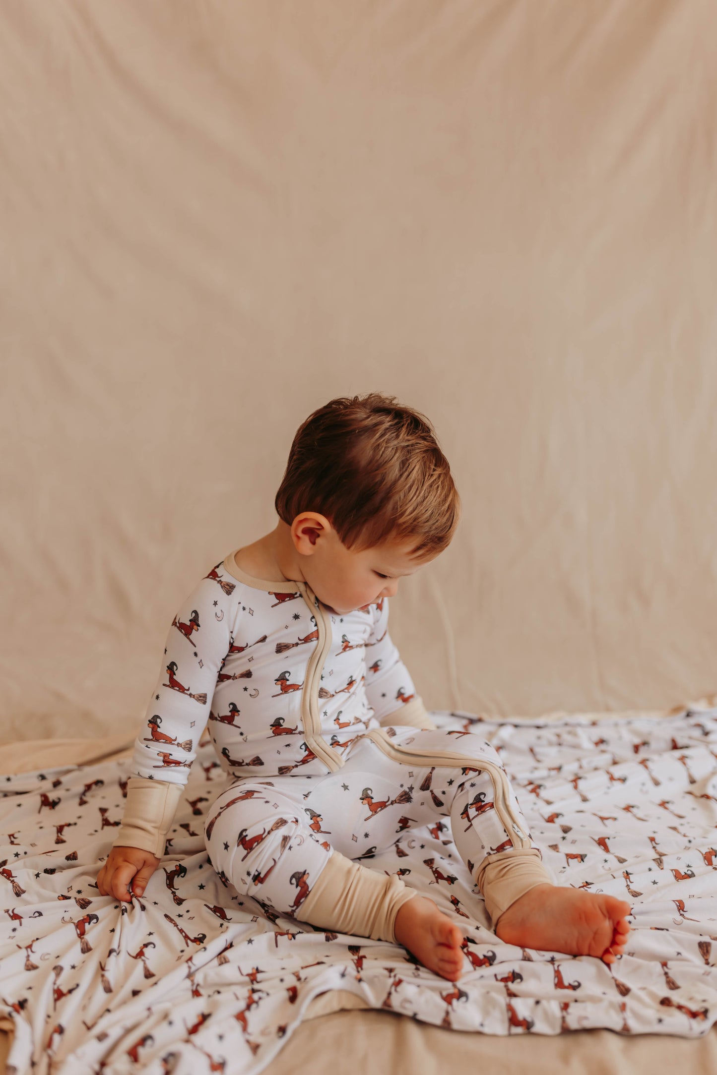 Happy Halloweenie Swaddle Blanket