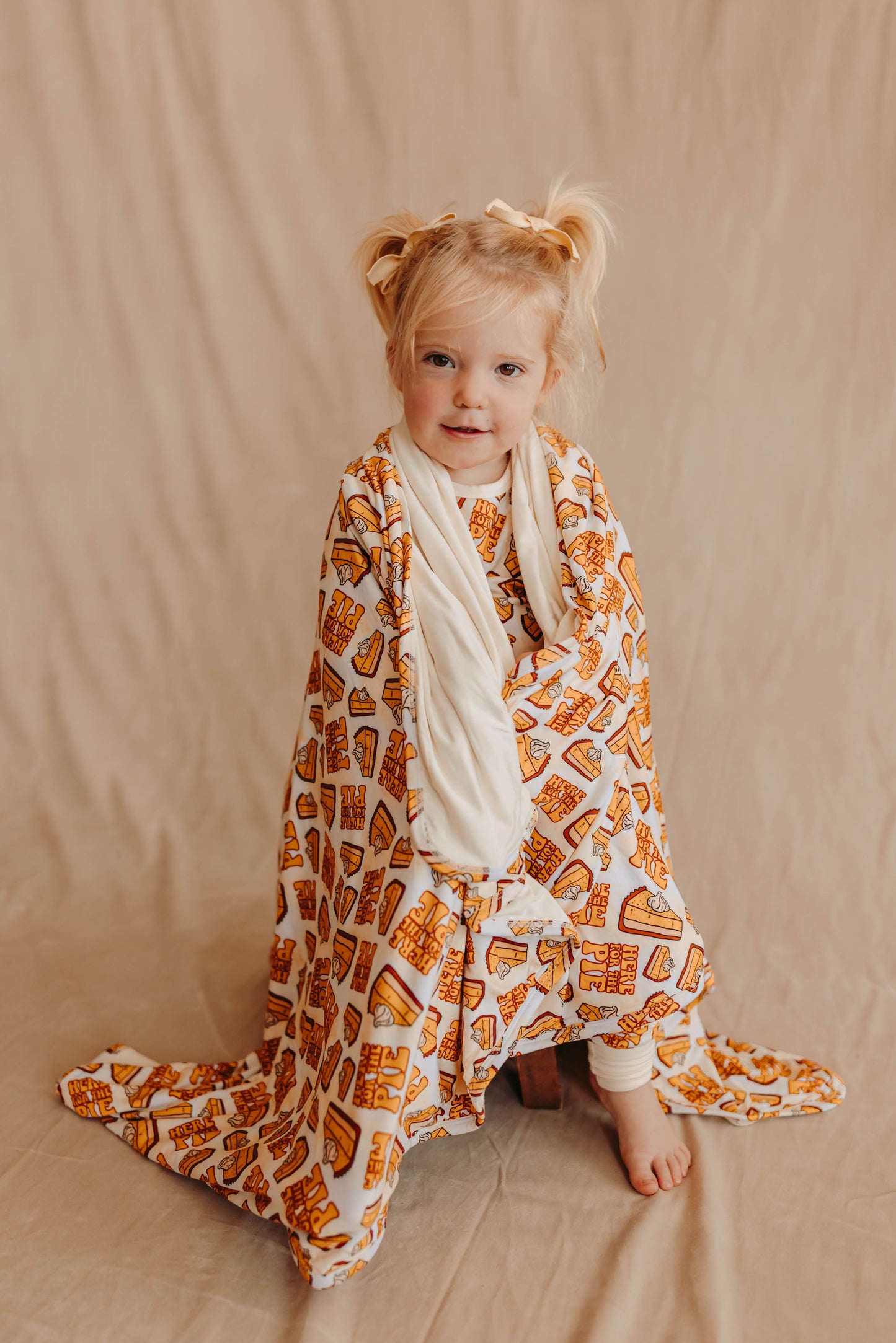 Here For The Pie Deluxe Swaddle Blanket