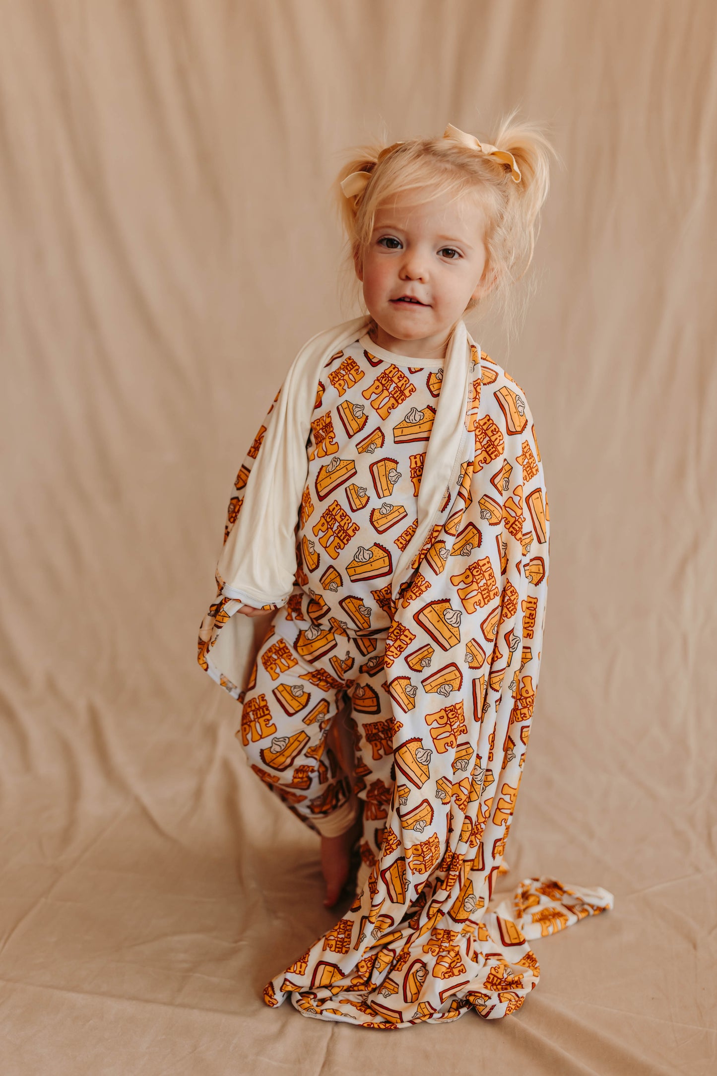 Here For The Pie Deluxe Swaddle Blanket