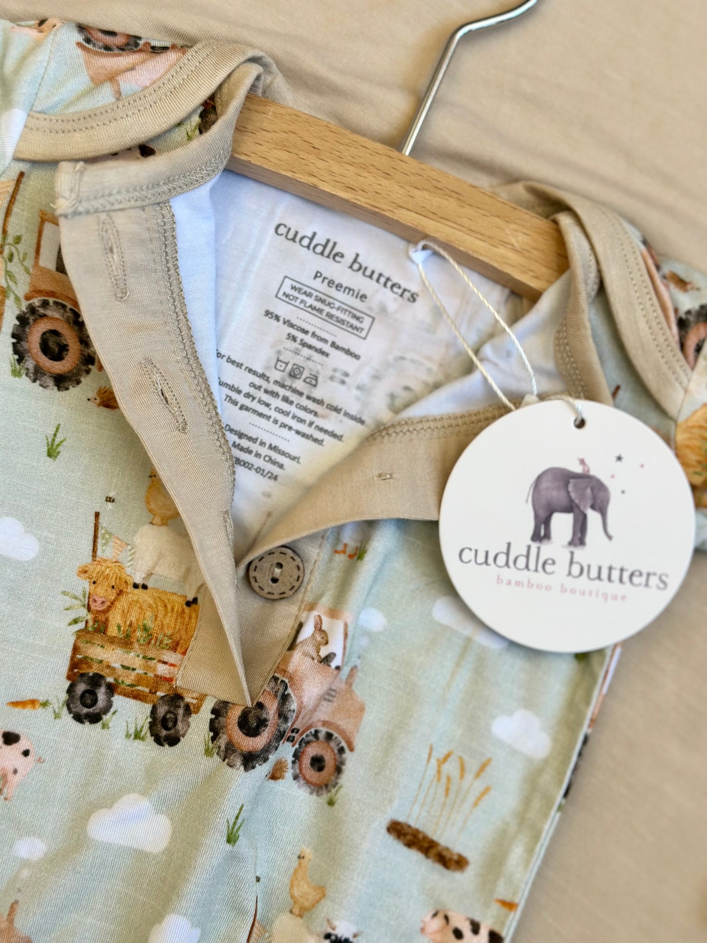 Peter Knotted Nursery Gown