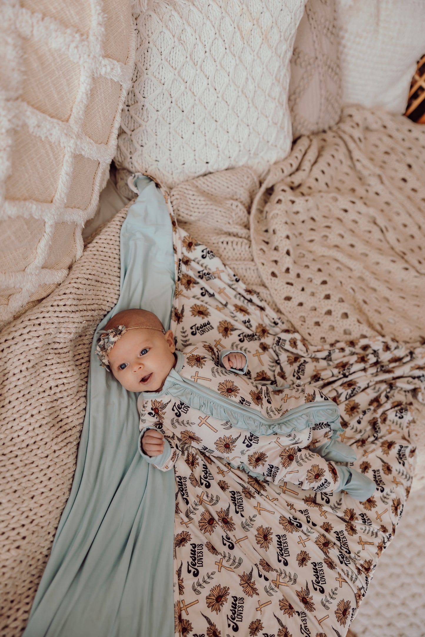 Rachel Deluxe Swaddle Blanket