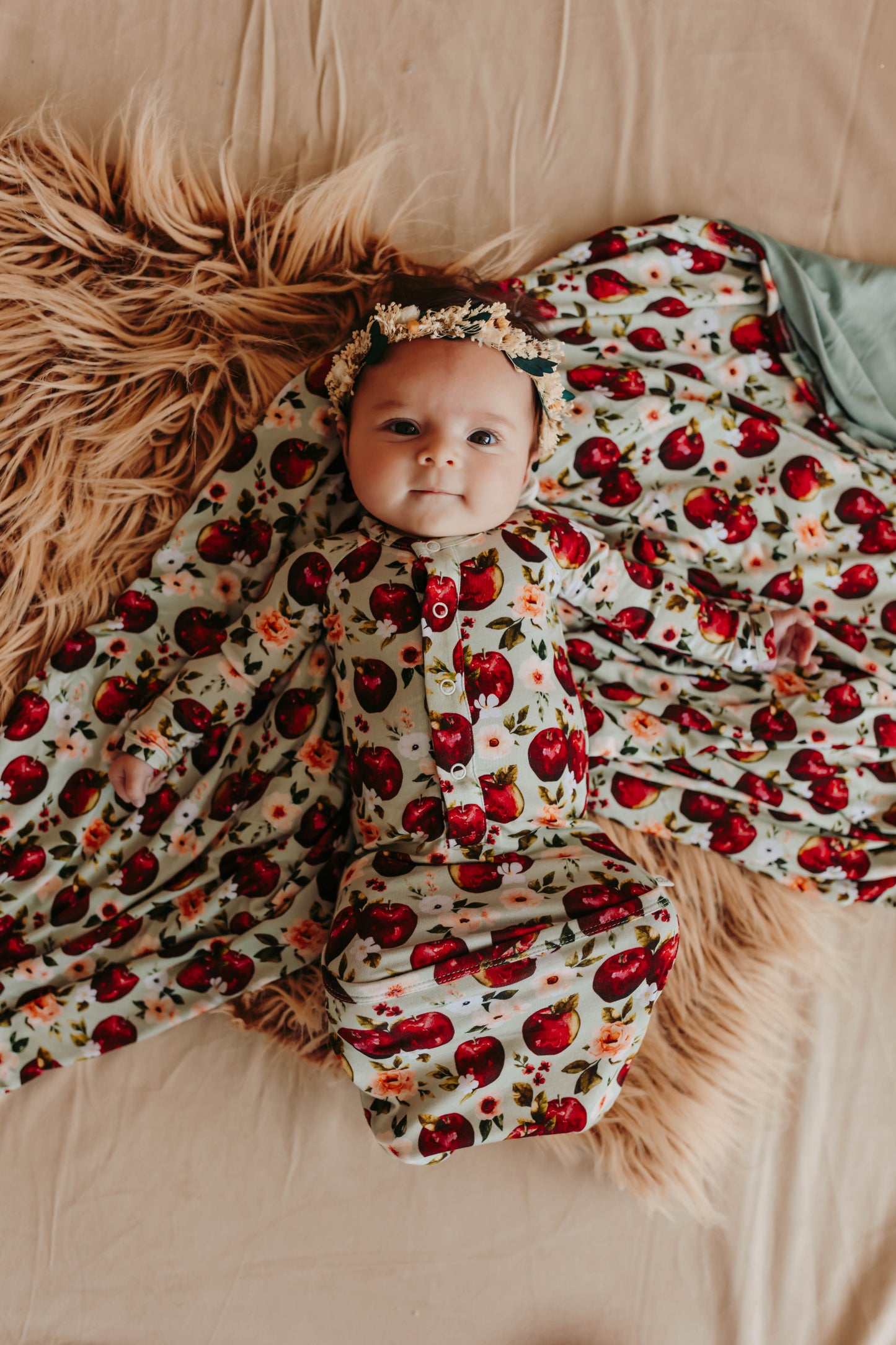 Rainbow Baby Hope Swaddle Blanket