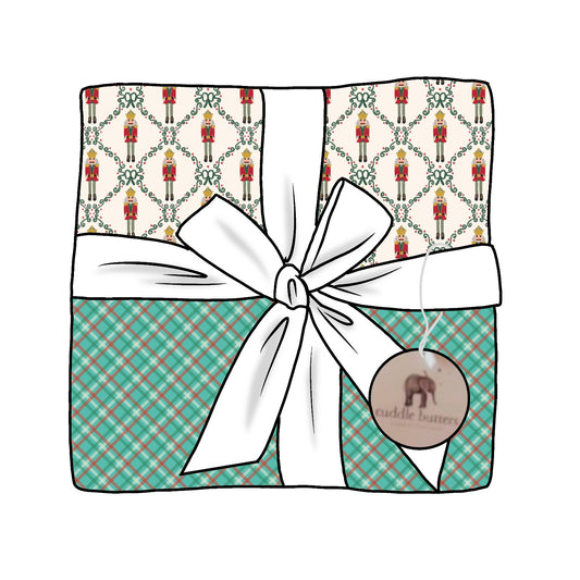 Sleepy Soldiers - Nutcracker Deluxe Swaddle Deluxe Blanket- Wholesale 3 Pack