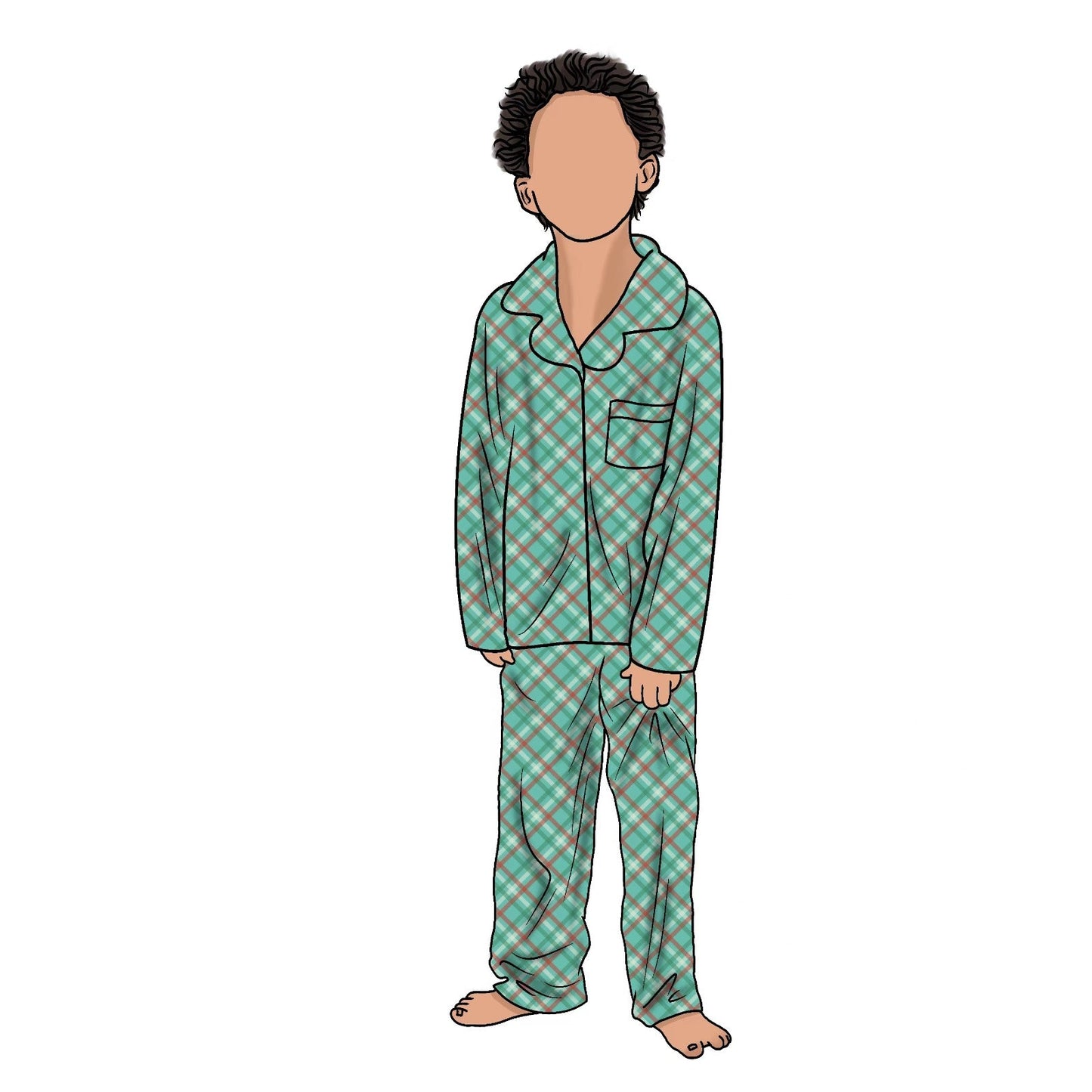 McCallister "Big Kid" Two Piece Pajamas Wholesale 3 Pack