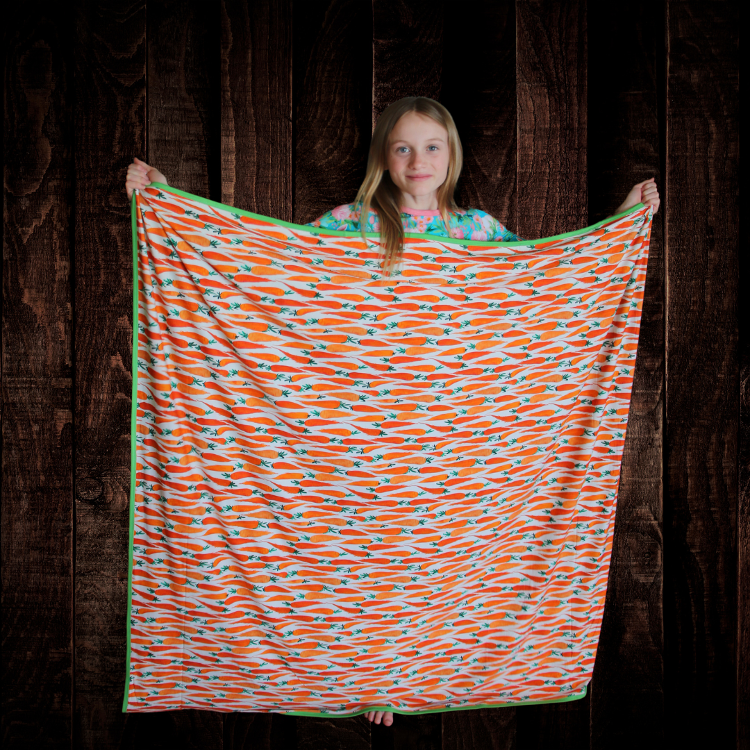 Bunny Bait Deluxe Swaddle Blanket