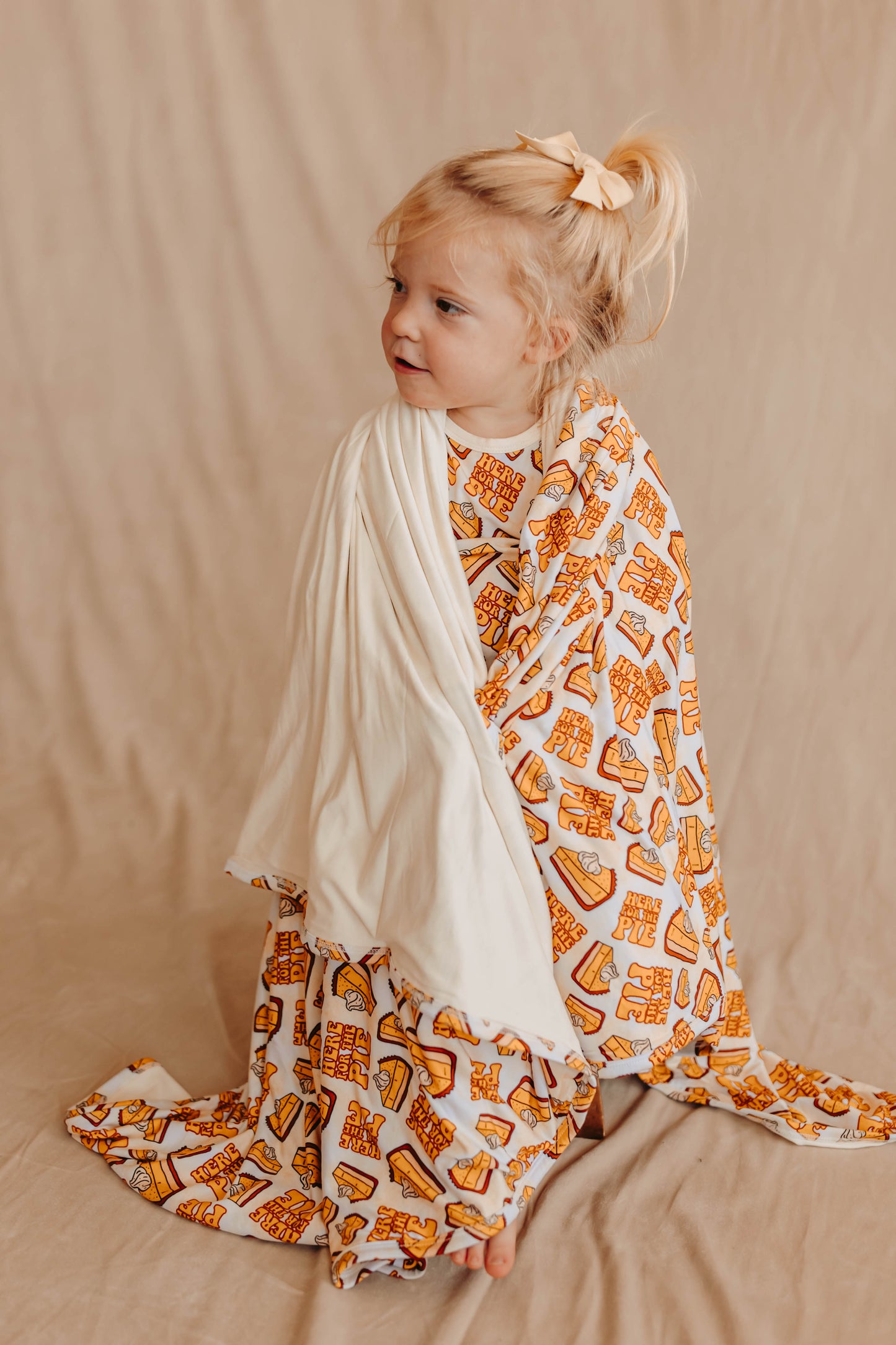 Here For The Pie Deluxe Swaddle Blanket