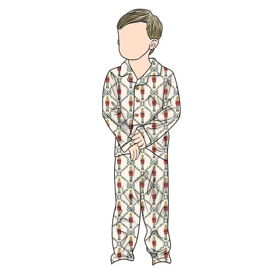 Sleepy Soldiers "Big Kid" Bamboo Collar Bamboo Children's Pajama Set - Wholesale 3 pack